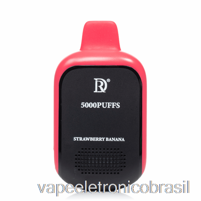 Vape Eletrônico Death Row Qr5000 Descartável Morango Banana